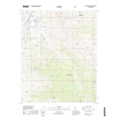 2018 Map of Lake Isabella South, 2018 Print