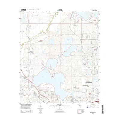 2015 Map of Lake Jackson, 2015 Print