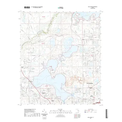 2021 Map of Lake Jackson, 2021 Print