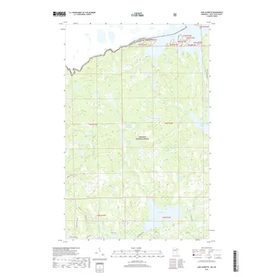 2019 Map of Lake Jeanette, 2019 Print