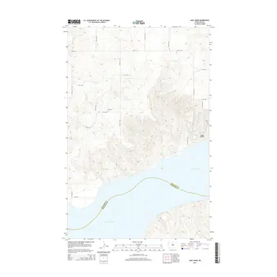 2014 Map of Lake Jessie, 2014 Print