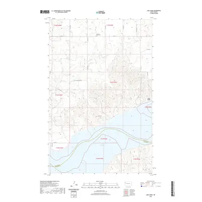2020 Map of Lake Jessie, 2020 Print