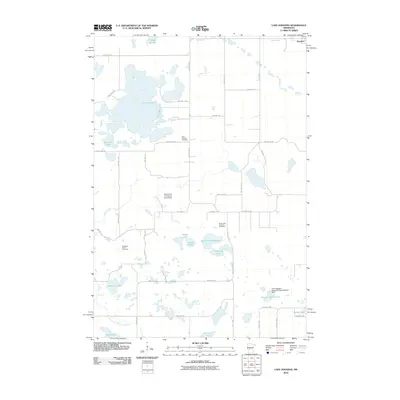 2010 Map of Lake Johanna, 2010 Print