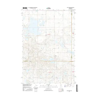 2016 Map of Lake Johanna, 2016 Print