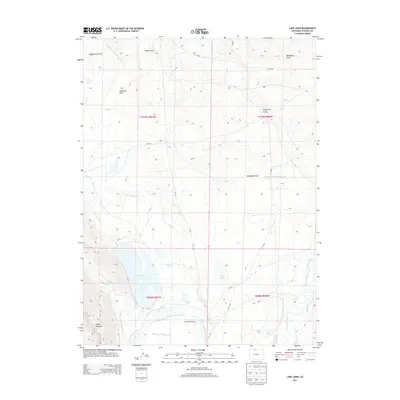 2013 Map of Lake John, 2013 Print