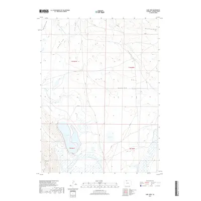 2019 Map of Lake John, 2019 Print