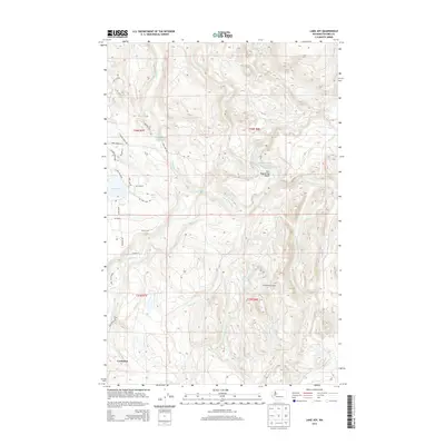 2014 Map of Lake Joy, 2014 Print