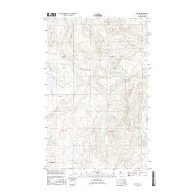 2017 Map of Lake Joy, 2017 Print