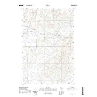 2020 Map of Lake Joy, 2020 Print