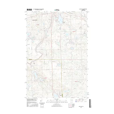 2015 Map of Lake Julia, 2015 Print