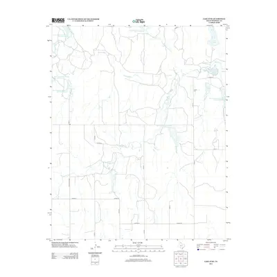 2012 Map of Lake June, 2012 Print