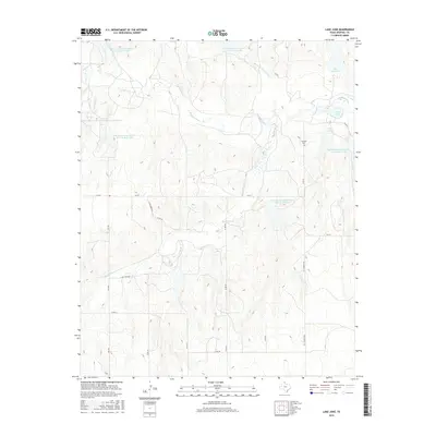 2016 Map of Lake June, 2016 Print