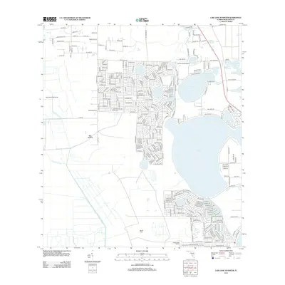 2012 Map of Lake June In Winter, 2012 Print