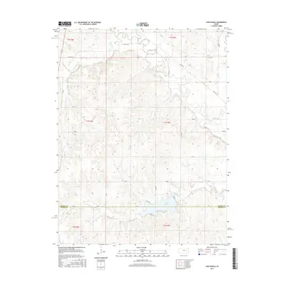 2015 Map of Lake Kahola, 2015 Print