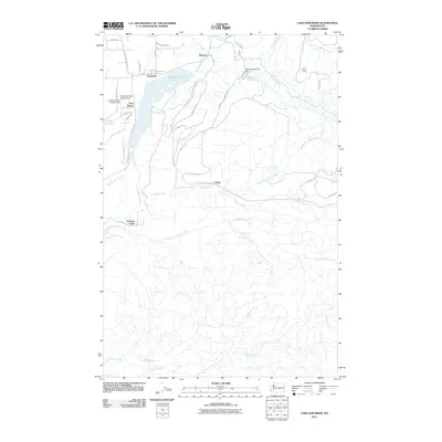 2011 Map of Lake Kapowsin, 2011 Print