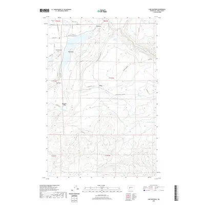 2020 Map of Lake Kapowsin, 2020 Print
