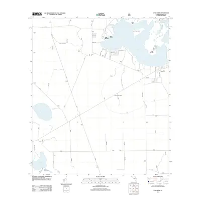 2012 Map of Lake Kerr, 2012 Print