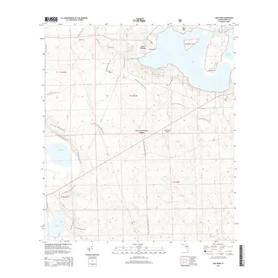 2015 Map of Lake Kerr, 2015 Print