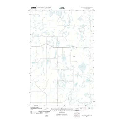 2011 Map of Lake Klingenberg, 2011 Print