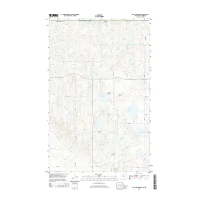 2014 Map of Lake Klingenberg, 2014 Print