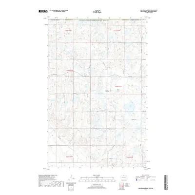 2017 Map of Lake Klingenberg, 2017 Print