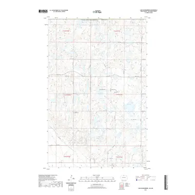 2020 Map of Lake Klingenberg, 2020 Print