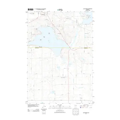 2013 Map of Lake Koronis, 2013 Print