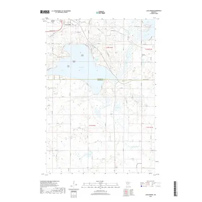2019 Map of Lake Koronis, 2019 Print