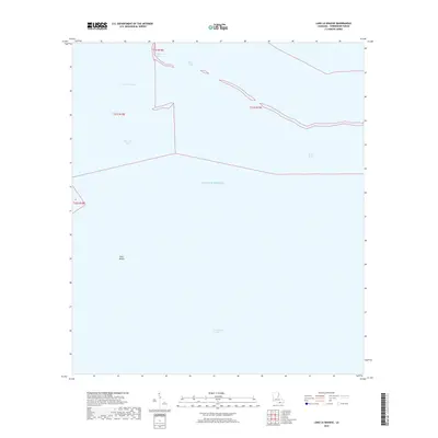 2018 Map of Lake La Graisse, 2018 Print