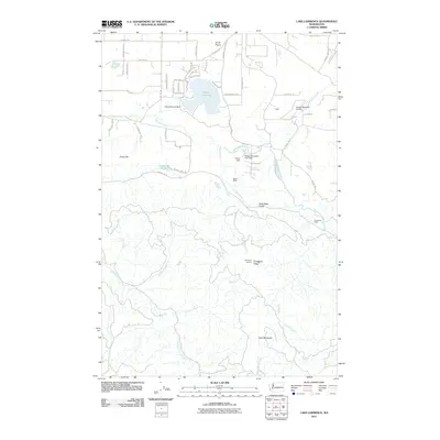 2011 Map of Lake Lawrence, 2011 Print