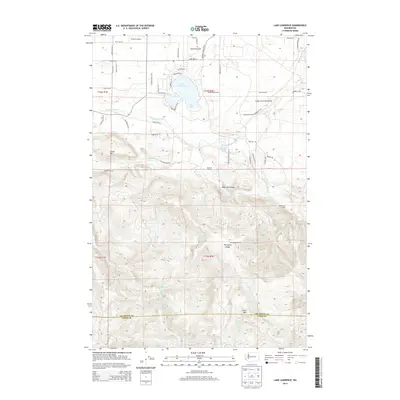 2013 Map of Lake Lawrence, 2013 Print