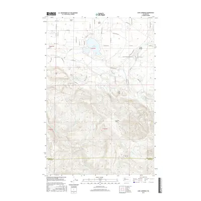 2017 Map of Lake Lawrence, 2017 Print