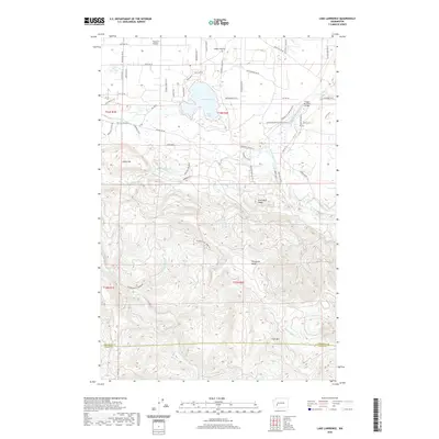 2020 Map of Lake Lawrence, 2020 Print
