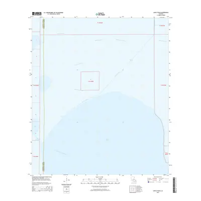 2015 Map of Lake Le Bleu, 2015 Print