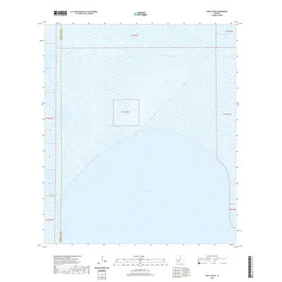 2020 Map of Lake Le Bleu, 2020 Print