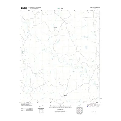 2010 Map of Lake Leon, 2010 Print