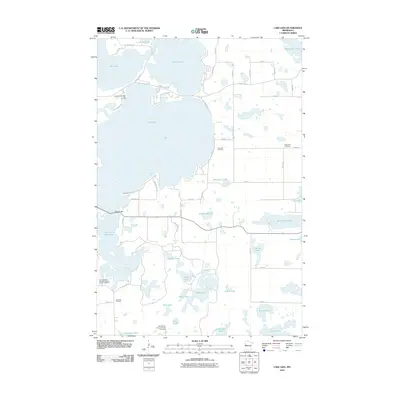 2010 Map of Lake Lida, 2010 Print