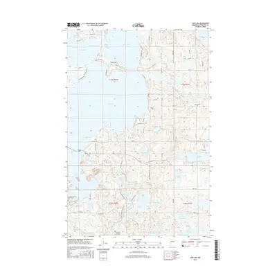 2016 Map of Lake Lida, 2016 Print