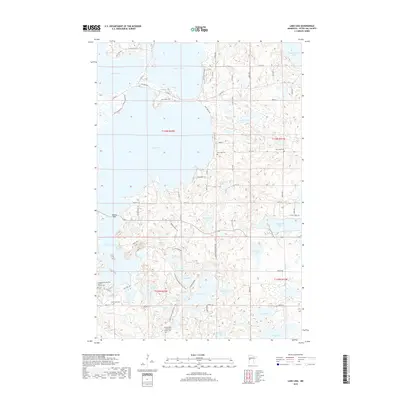 2019 Map of Lake Lida, 2019 Print