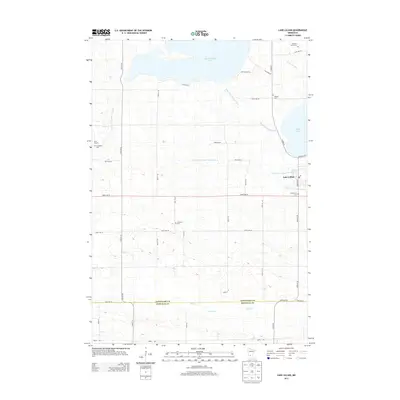 2013 Map of Lake Lillian, 2013 Print