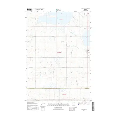 2016 Map of Lake Lillian, 2016 Print