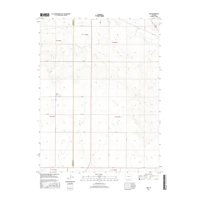 2016 Map of Lake, 2016 Print