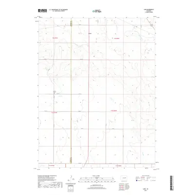 2019 Map of Lake, 2019 Print