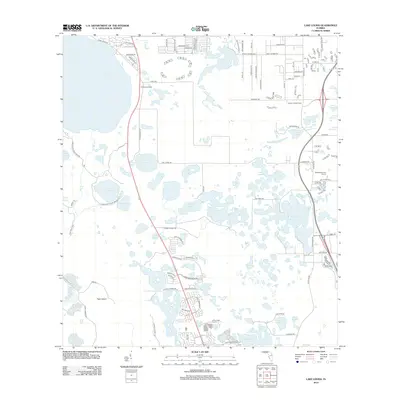2012 Map of Lake Louisa, 2012 Print
