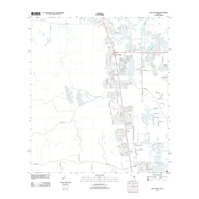 2012 Map of Lake Louisa SW, 2012 Print