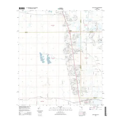 2015 Map of Lake Louisa SW, 2015 Print