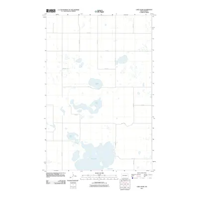 2011 Map of Lake Louise, 2011 Print