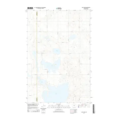 2014 Map of Lake Louise, 2014 Print