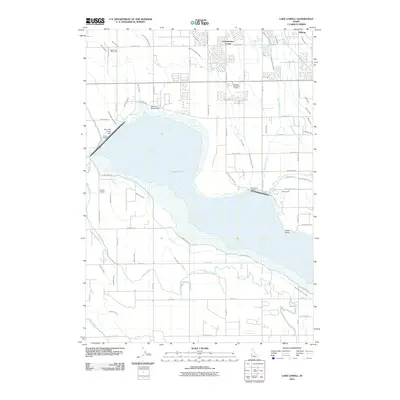 2011 Map of Lake Lowell, 2011 Print