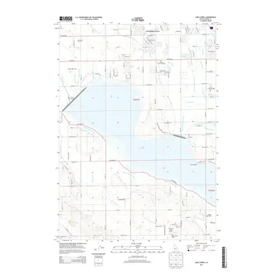 2013 Map of Lake Lowell, 2013 Print